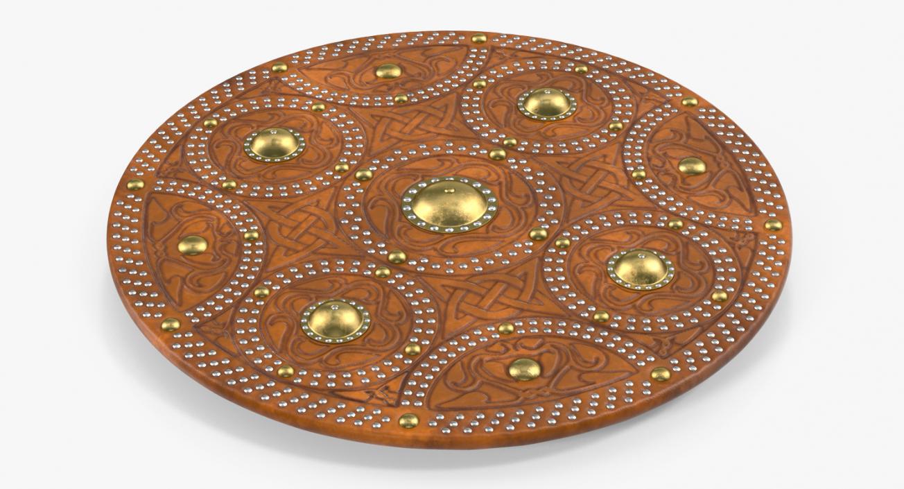 3D Scottish Targe Shield