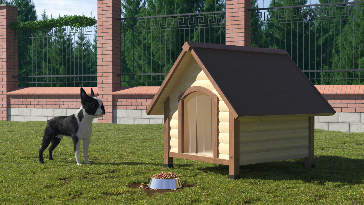 3D model Light Wood Pet House