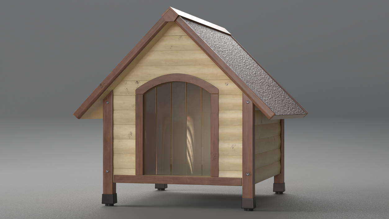 3D model Light Wood Pet House