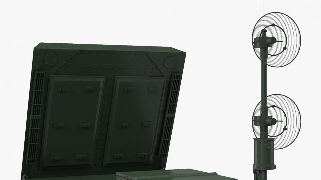 3D Patriot Radar AN MPQ53 Green model