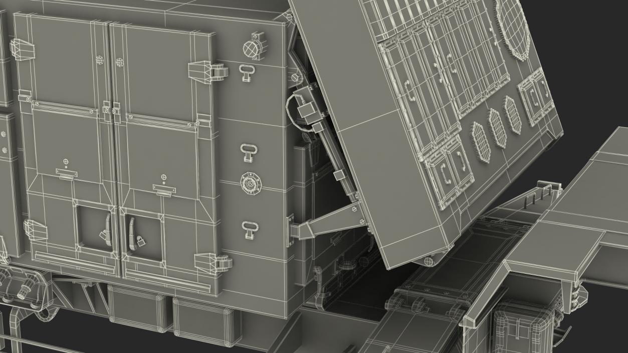 3D Patriot Radar AN MPQ53 Green model