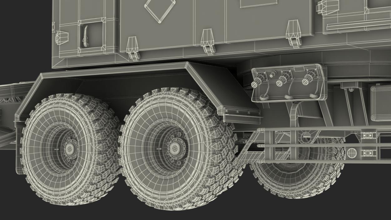 3D Patriot Radar AN MPQ53 Green model