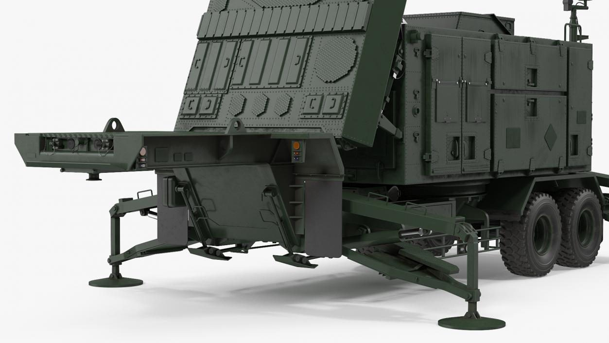 3D Patriot Radar AN MPQ53 Green model