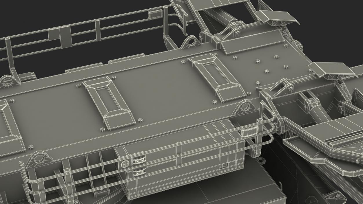 3D Patriot Radar AN MPQ53 Green model