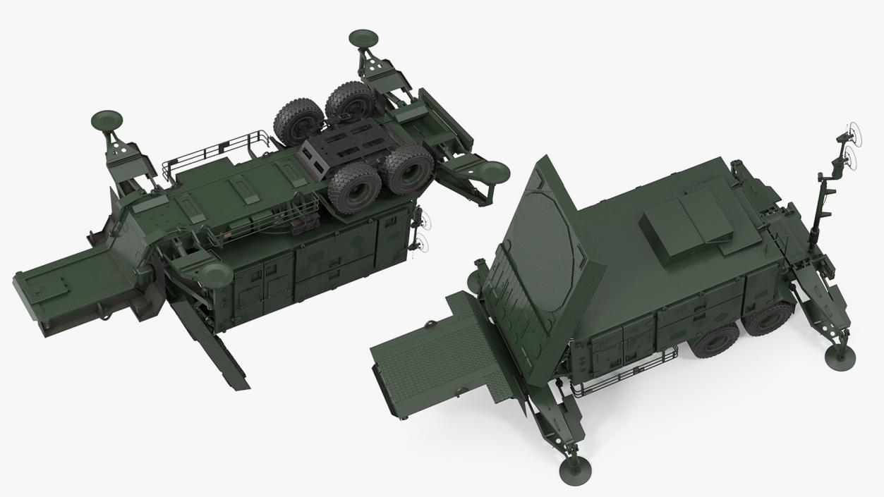 3D Patriot Radar AN MPQ53 Green model