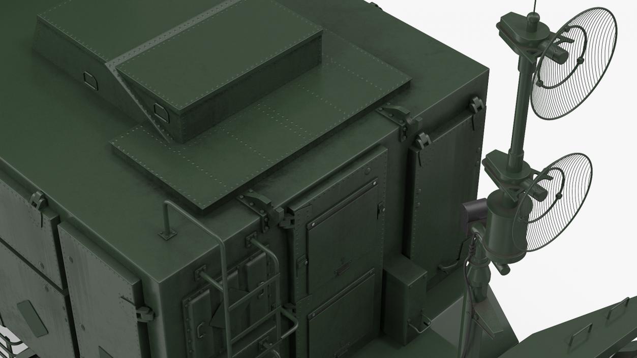 3D Patriot Radar AN MPQ53 Green model