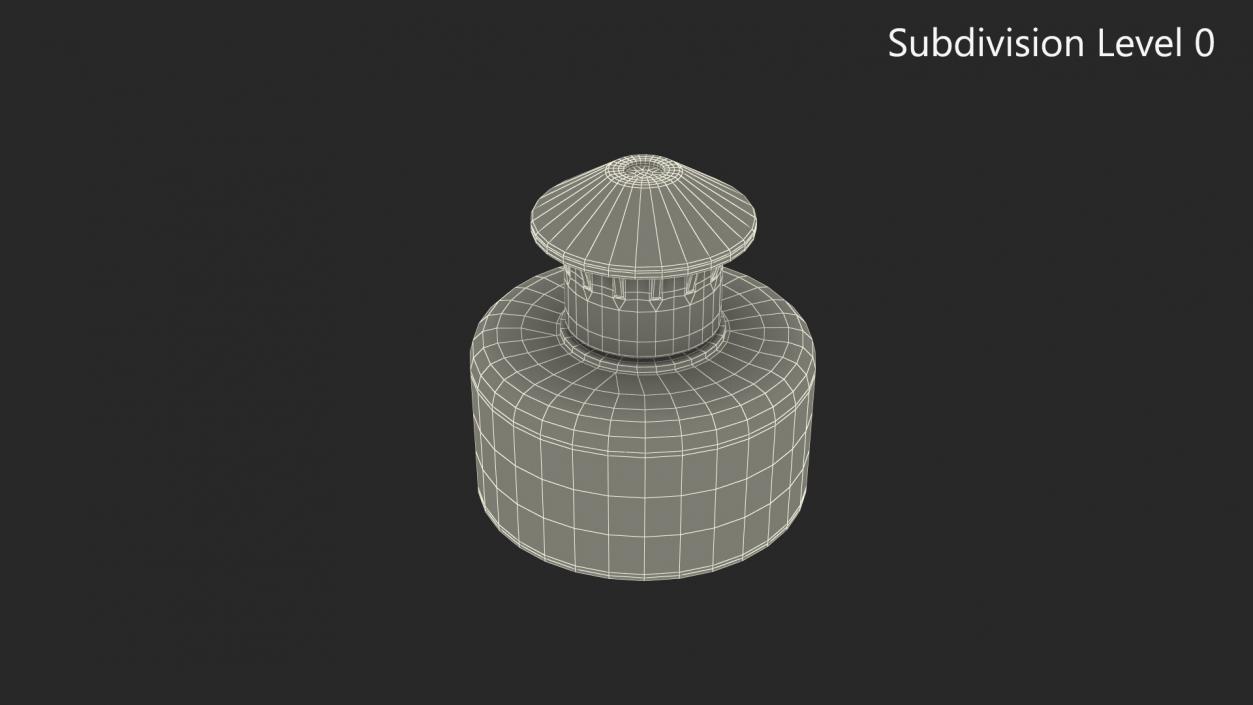 3D Push Pull Cap model