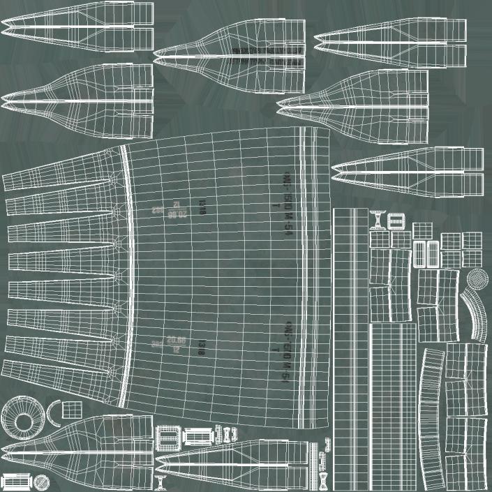 Russian FAB 1500 Air Bomb with UMPK 2 3D