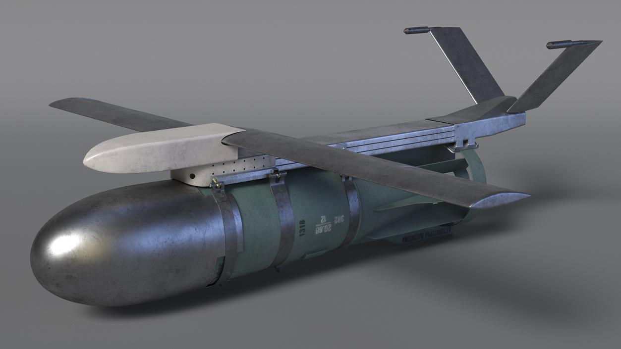 Russian FAB 1500 Air Bomb with UMPK 2 3D