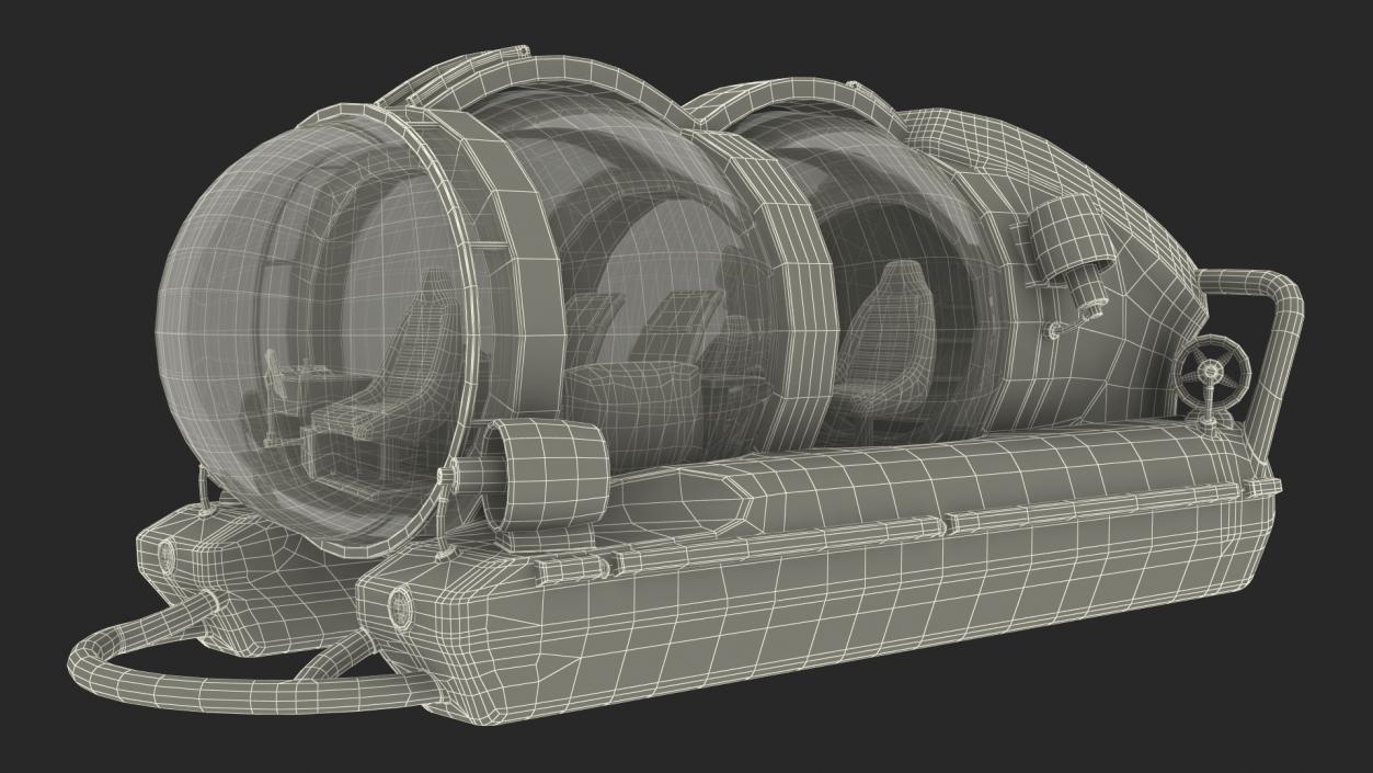 3D model AURORA 6 Luxury Private Submarine 2