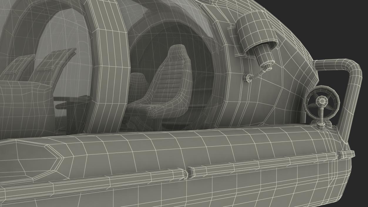 3D model AURORA 6 Luxury Private Submarine 2