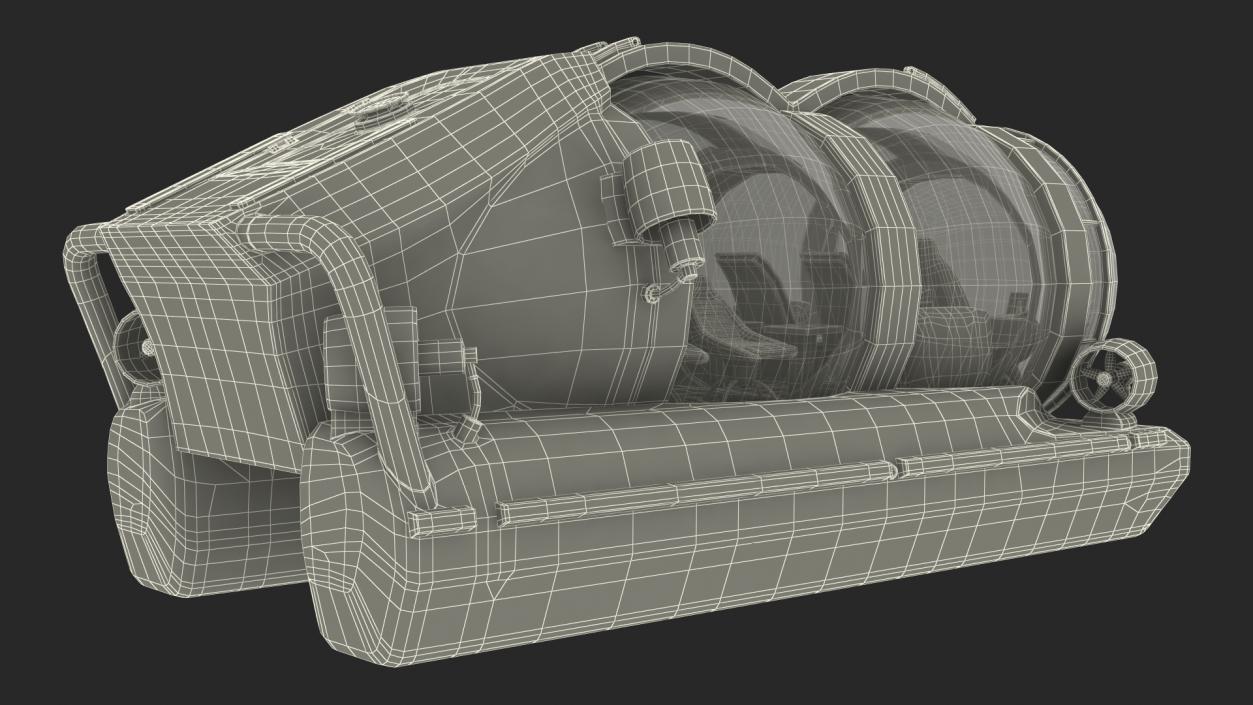 3D model AURORA 6 Luxury Private Submarine 2