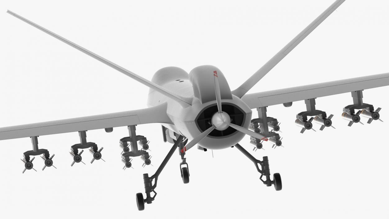 3D Hunter Killer Surveillance UAV Armed