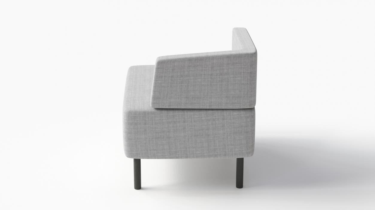 Office Corner Armchair 3D