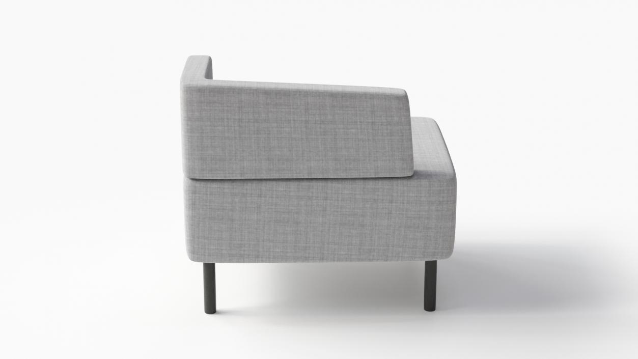 Office Corner Armchair 3D