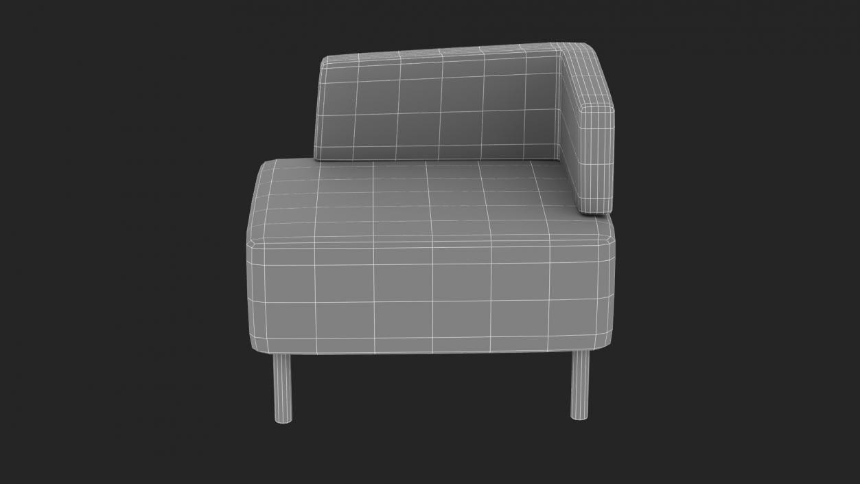 Office Corner Armchair 3D