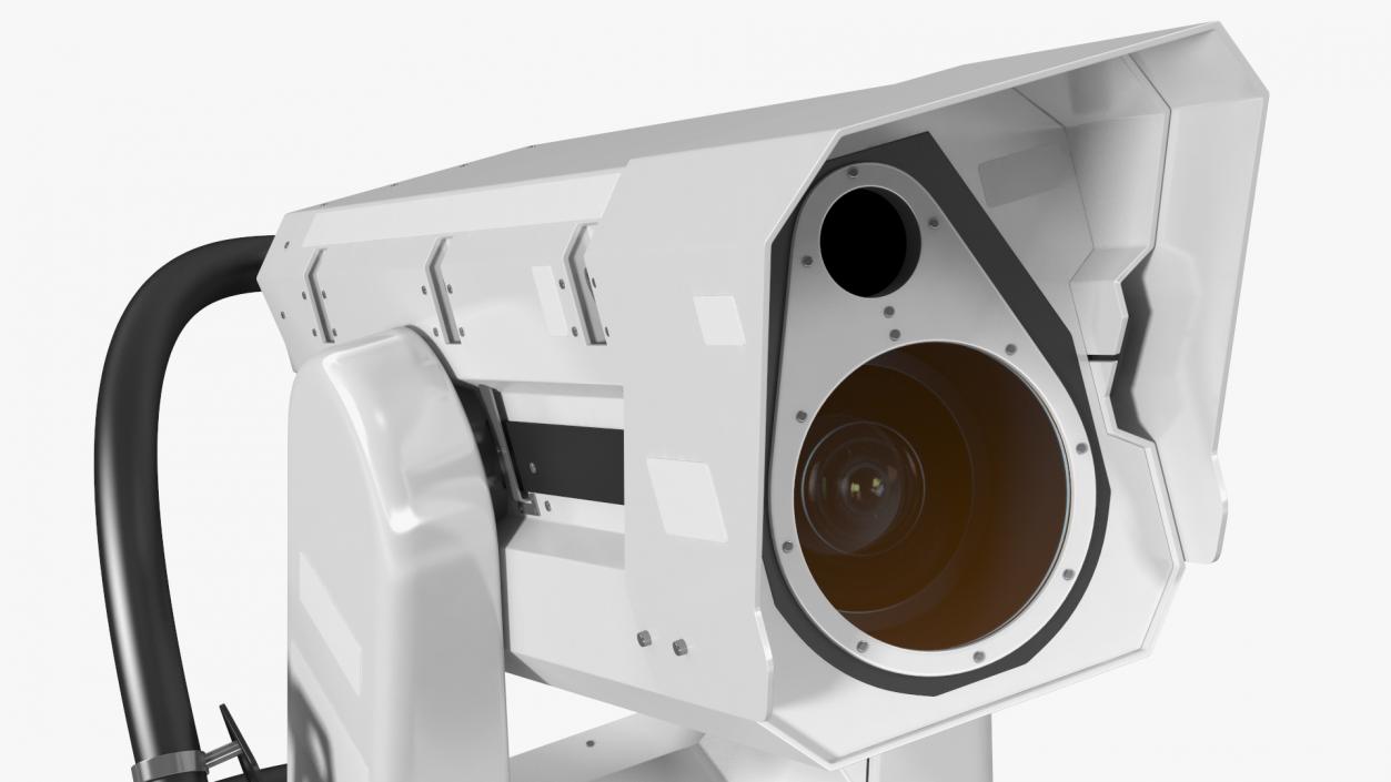 Airport Ceilometer LIDAR Scanner Rigged 3D model