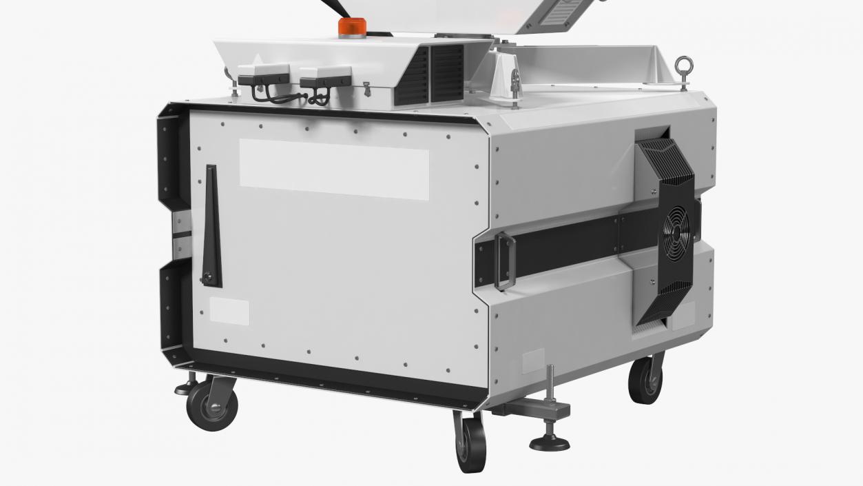 Airport Ceilometer LIDAR Scanner Rigged 3D model