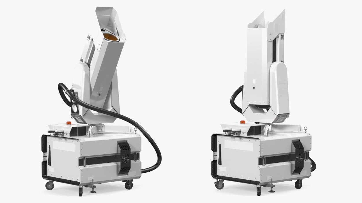 Airport Ceilometer LIDAR Scanner Rigged 3D model