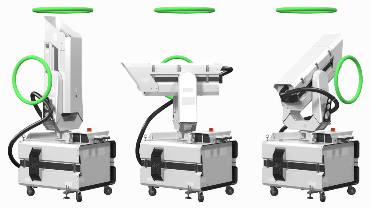 Airport Ceilometer LIDAR Scanner Rigged 3D model