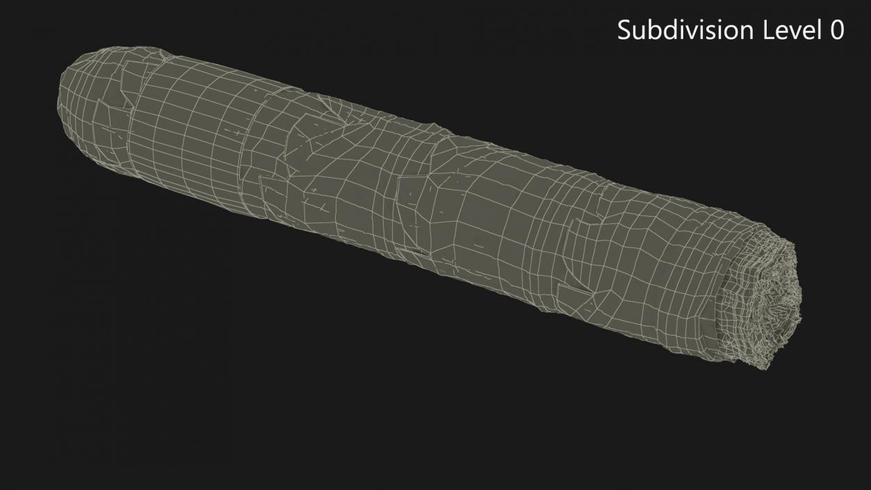 3D Leira Cannabis Cigar Burning model