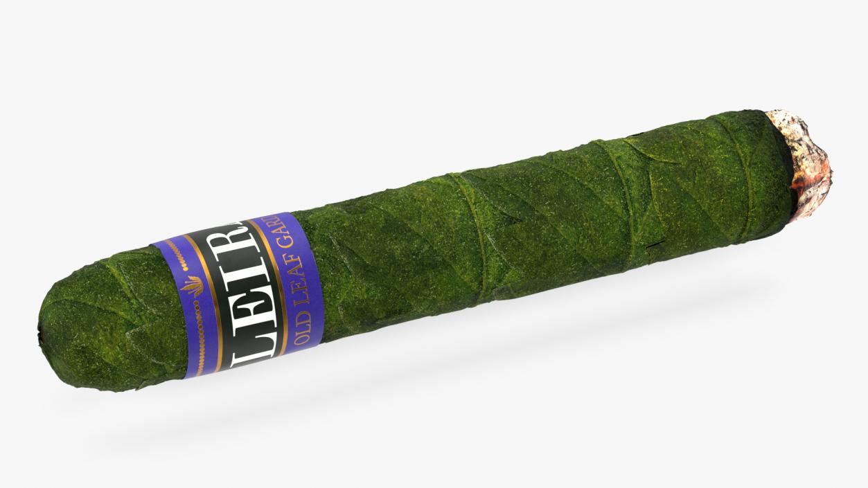 3D Leira Cannabis Cigar Burning model