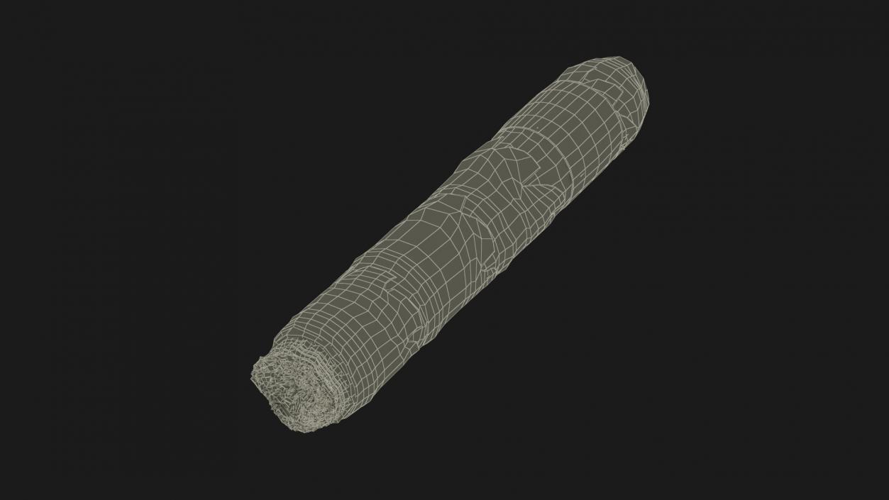 3D Leira Cannabis Cigar Burning model