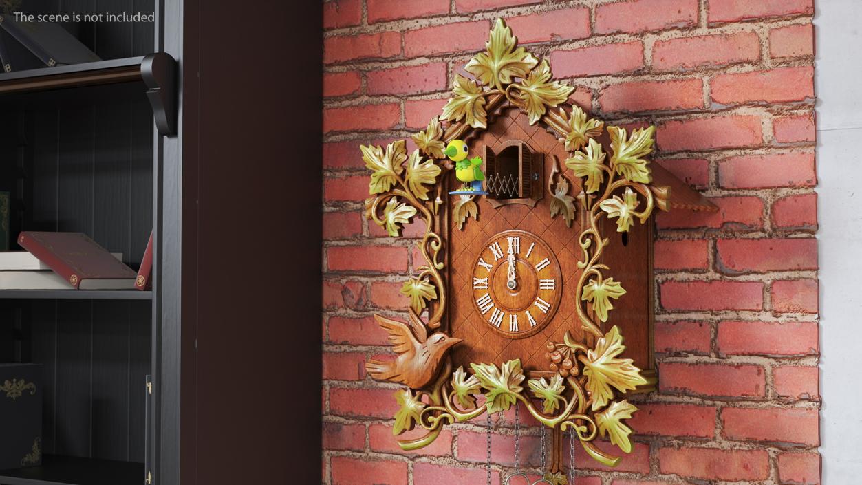 Cuckoo Clocks Collection 3D model