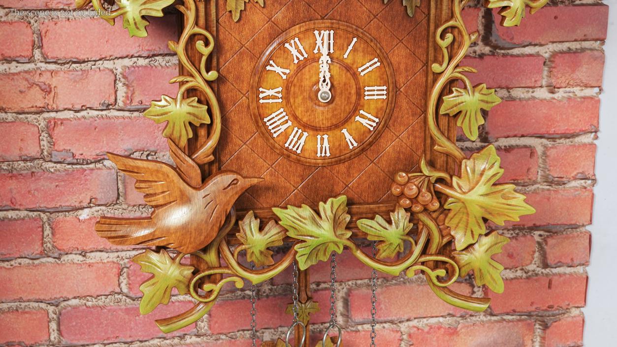 Cuckoo Clocks Collection 3D model