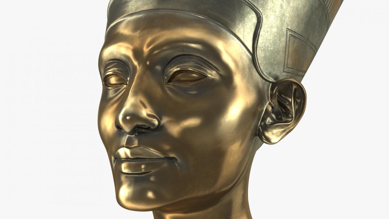 Bronze Bust of Nefertiti 3D model