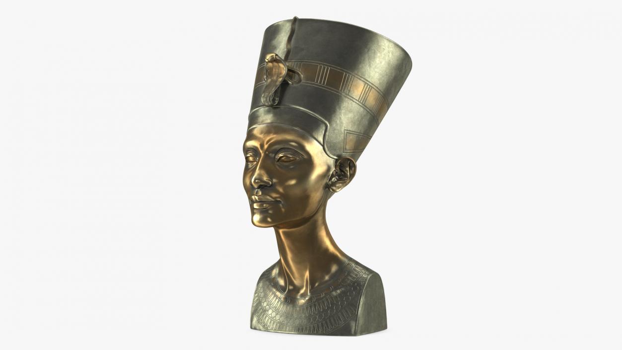 Bronze Bust of Nefertiti 3D model