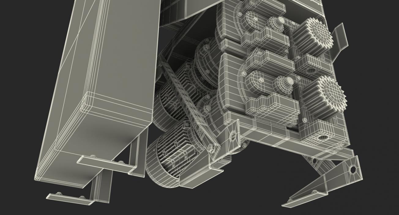 3D Elevator Motor Engine