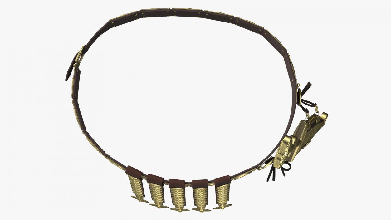 3D Roman Belt with Pugio Dagger model