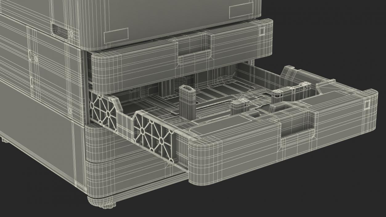 3D Laser MFP Black with Paper Deck Unit Tray 2 model