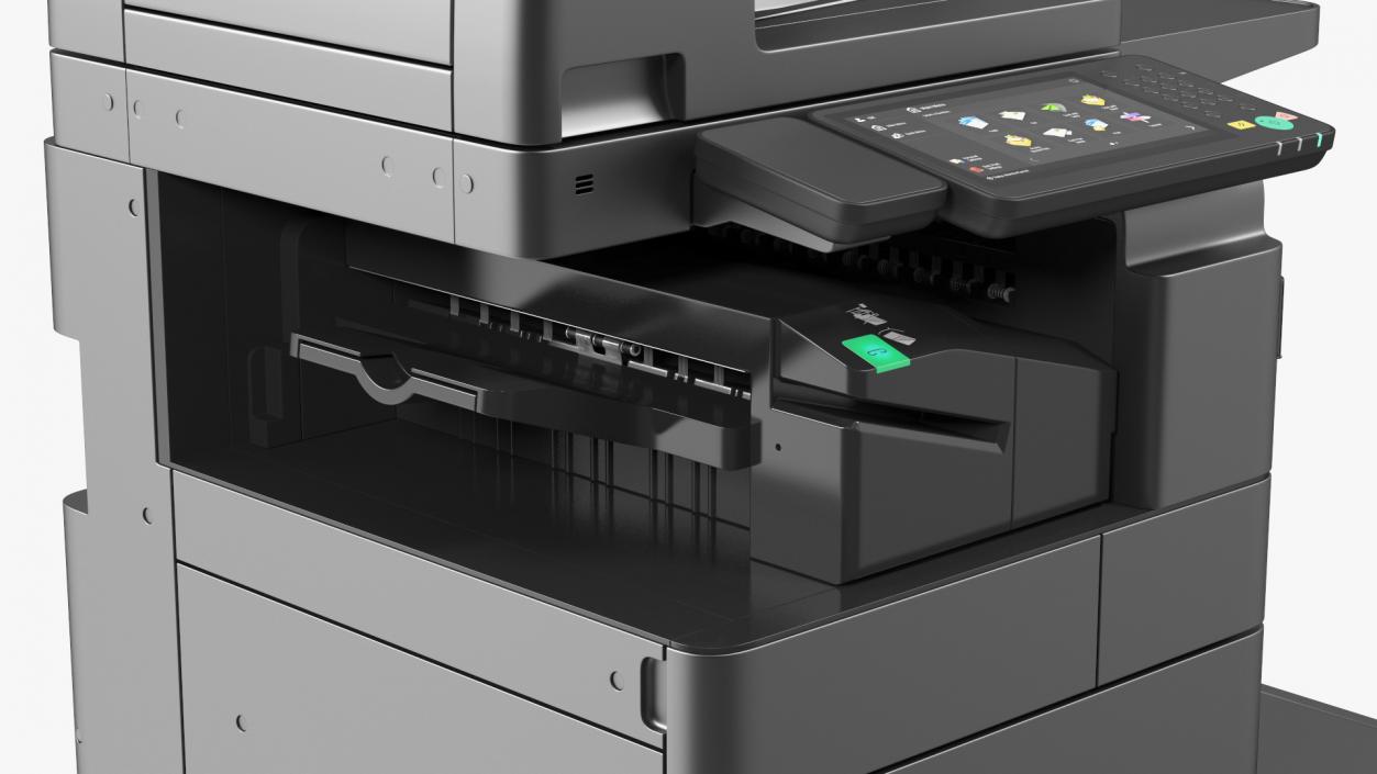 3D Laser MFP Black with Paper Deck Unit Tray 2 model