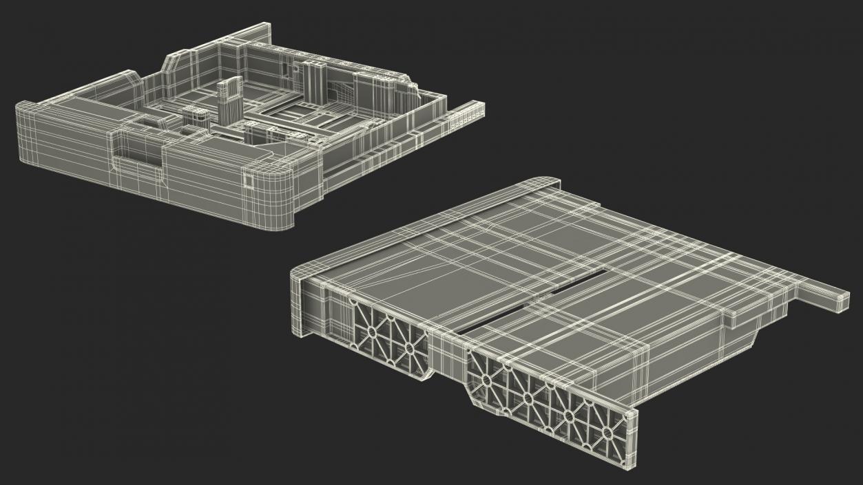 3D Laser MFP Black with Paper Deck Unit Tray 2 model