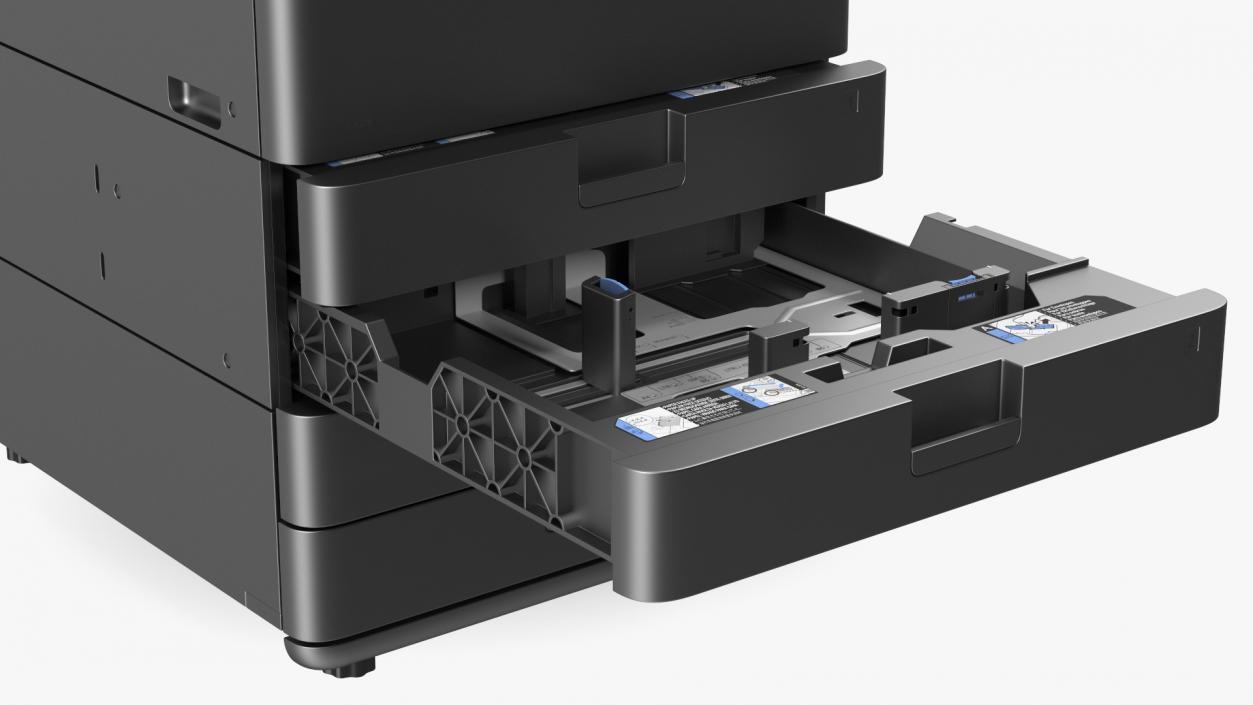 3D Laser MFP Black with Paper Deck Unit Tray 2 model