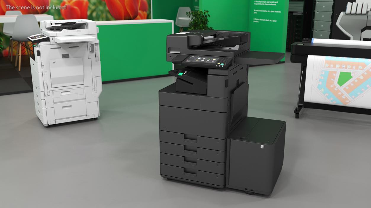 3D Laser MFP Black with Paper Deck Unit Tray 2 model