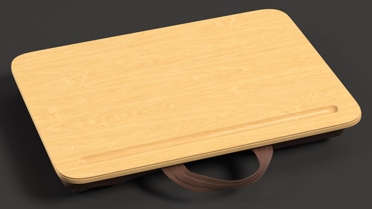 Lap Desk with Bamboo Platform 3D model