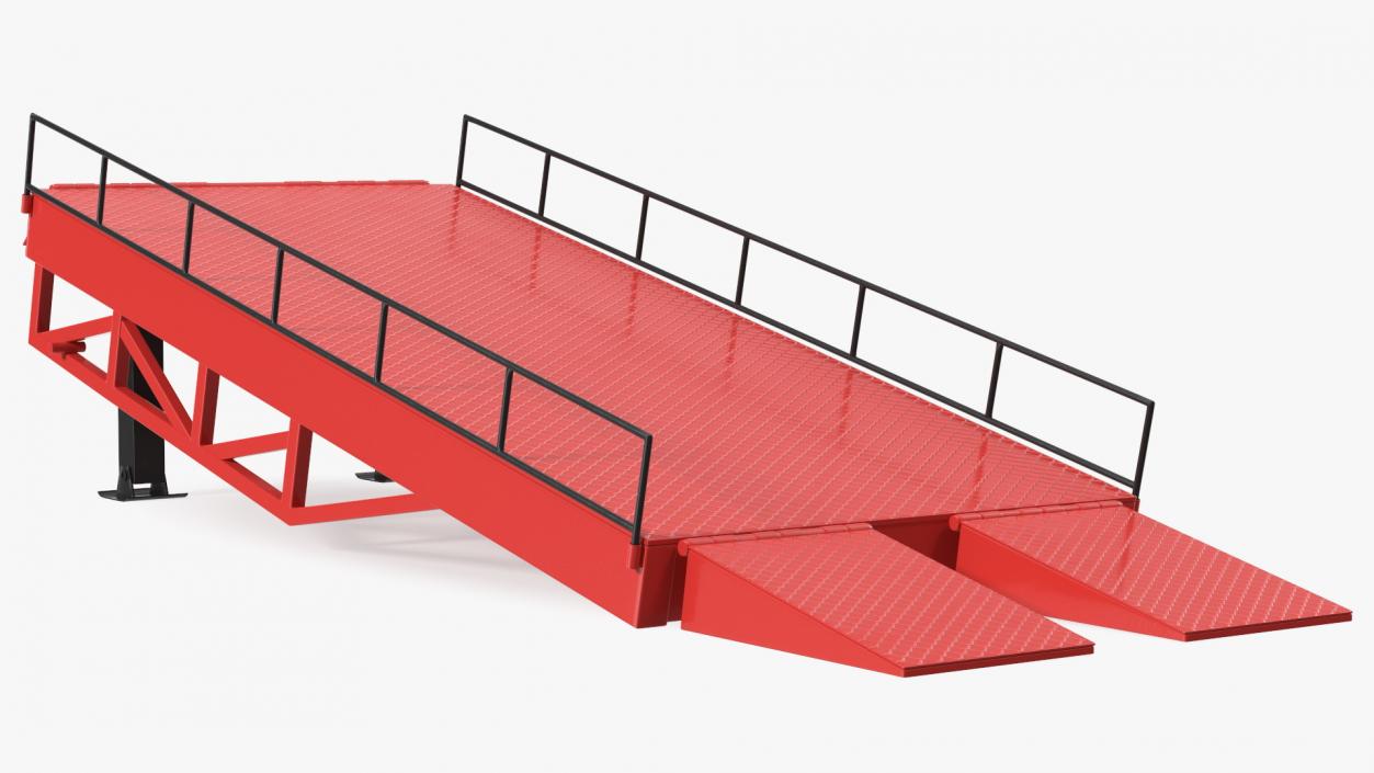 Portable Trailer Loading Ramp 3D model