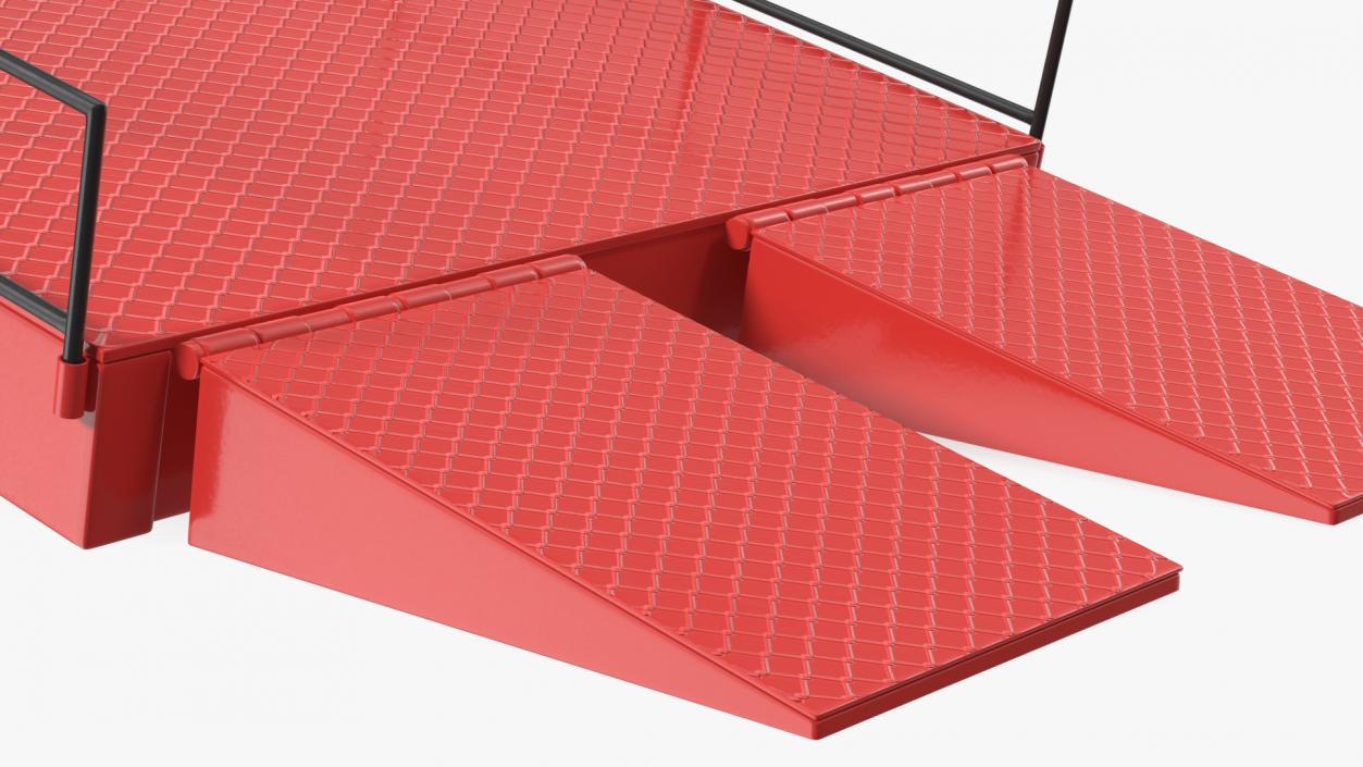 Portable Trailer Loading Ramp 3D model