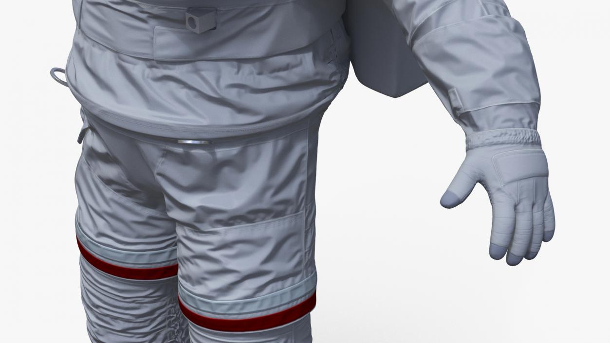 NASA Astronaut Suit with Backpack Rigged for Maya 3D model