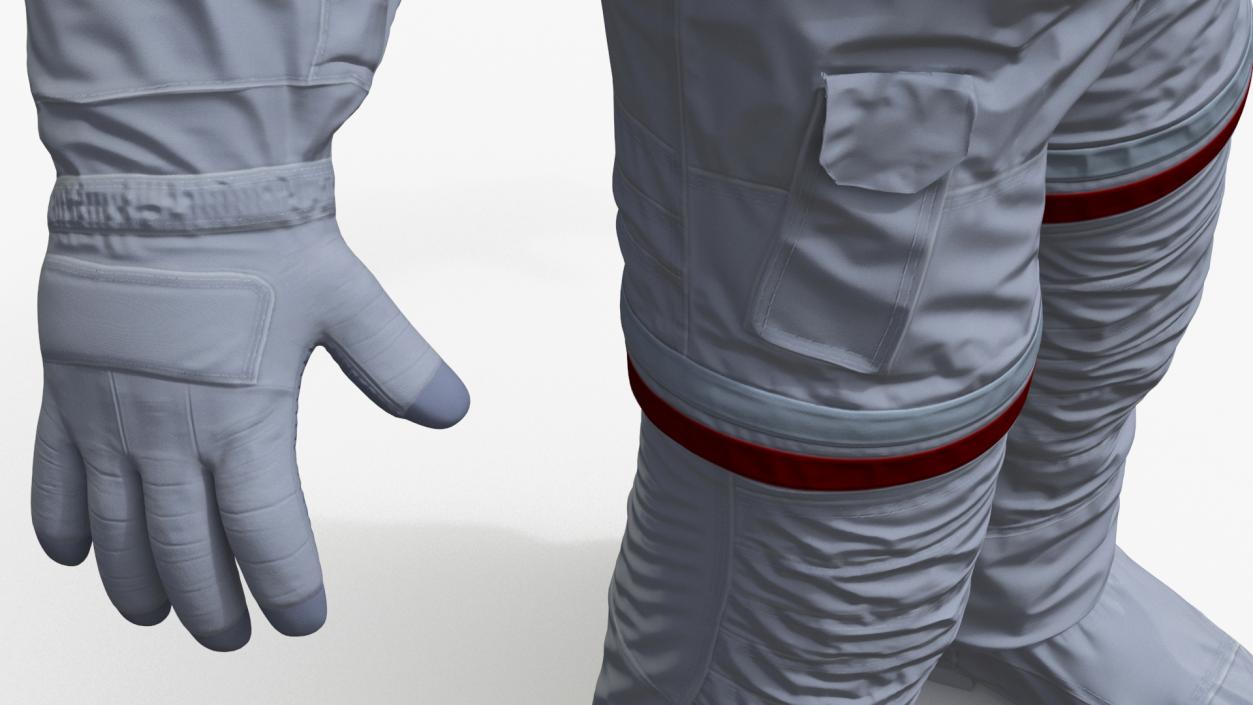 NASA Astronaut Suit with Backpack Rigged for Maya 3D model