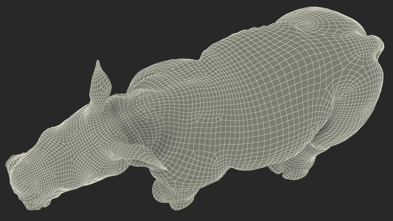 Baby Rhino Rigged 3D