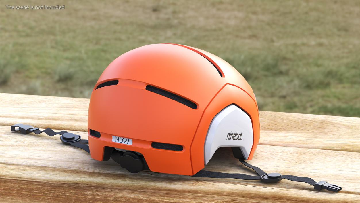 3D Segway Kids Helmets Orange rest