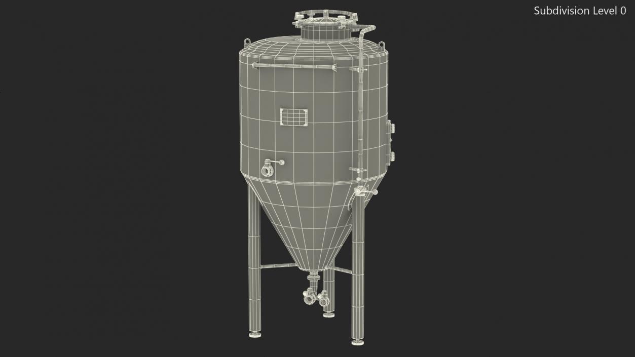 3D model Brewery Fermentation Tank