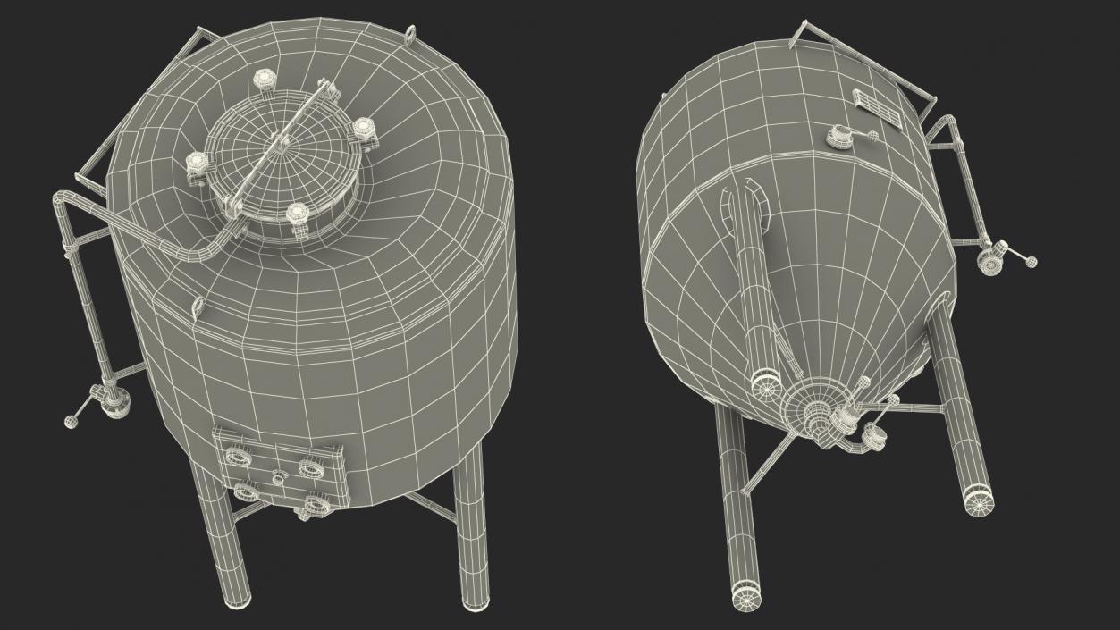 3D model Brewery Fermentation Tank