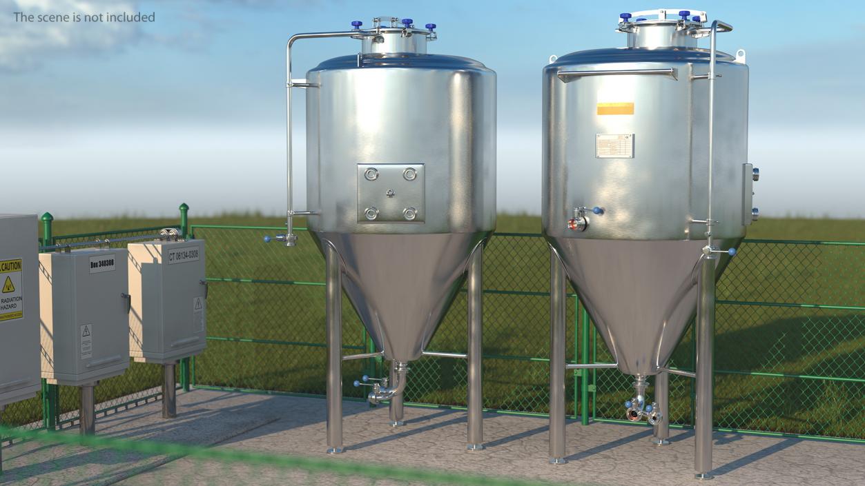 3D model Brewery Fermentation Tank