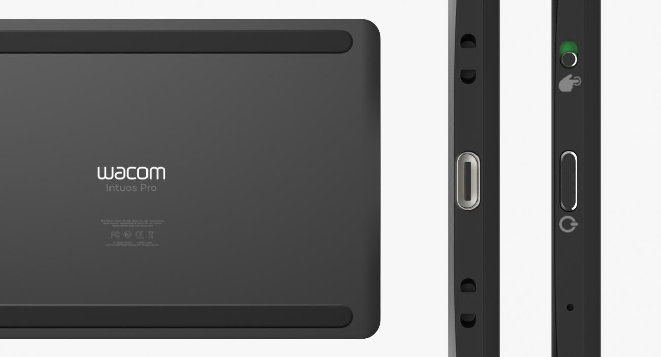 3D Wacom Intuos Pro Tablet model