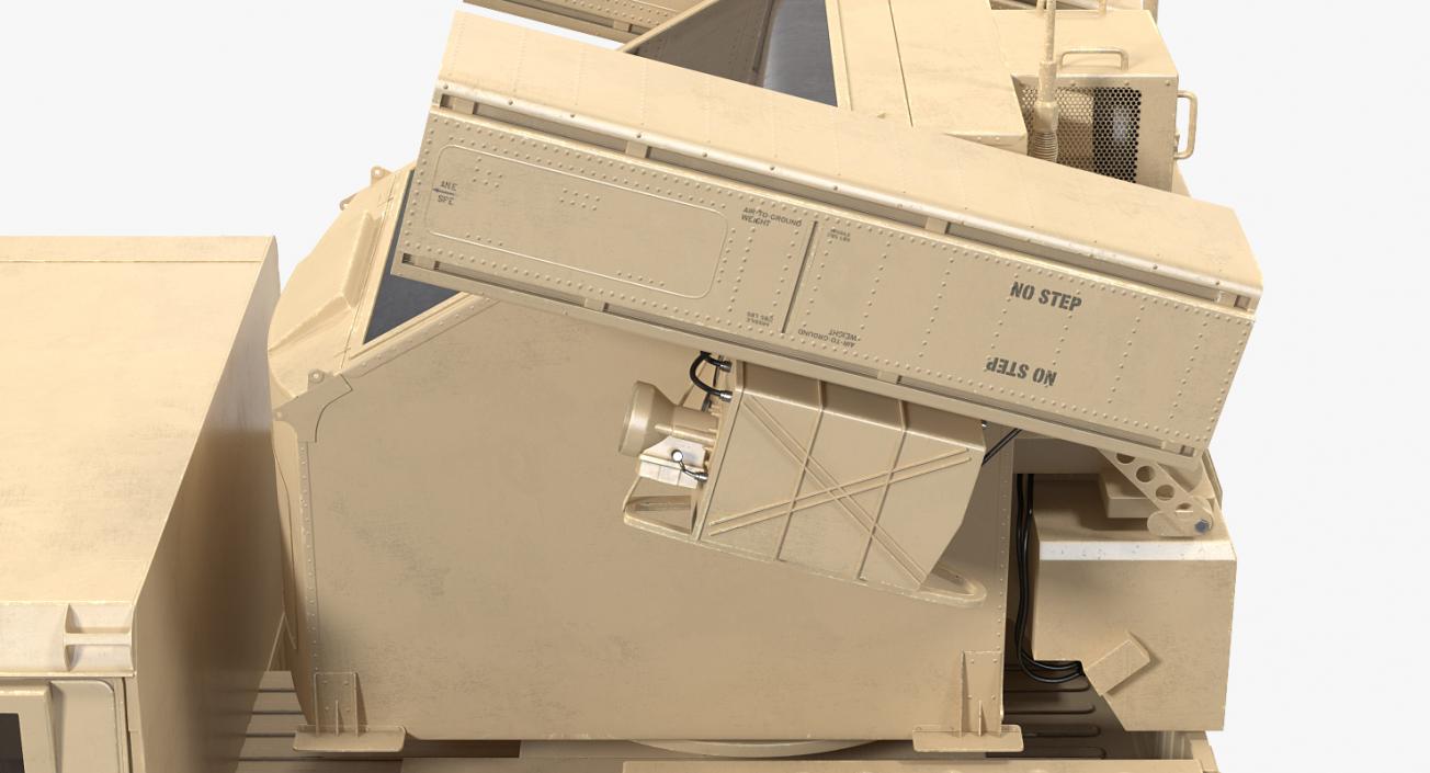 HMMWV M998 Equipped with Avenger Desert 3D model